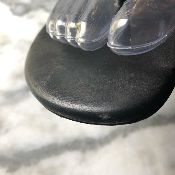 CHANEL Lambskin crystal encrusted gold link sandal - Picture 14 of 16